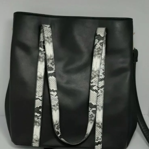 Mia & Luca Handbag Purse Tote Black Pre-owned - Picture 1 of 7
